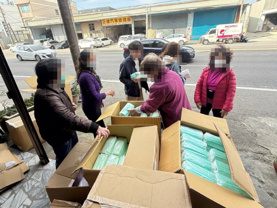 免費發放口罩 3,350 包