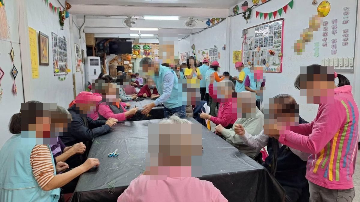 關懷據點：回收鞋帶編織鍋墊