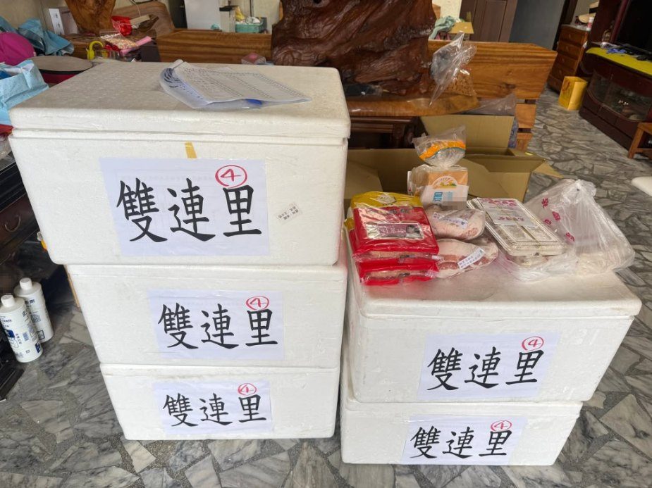 公益水餃與物資發放