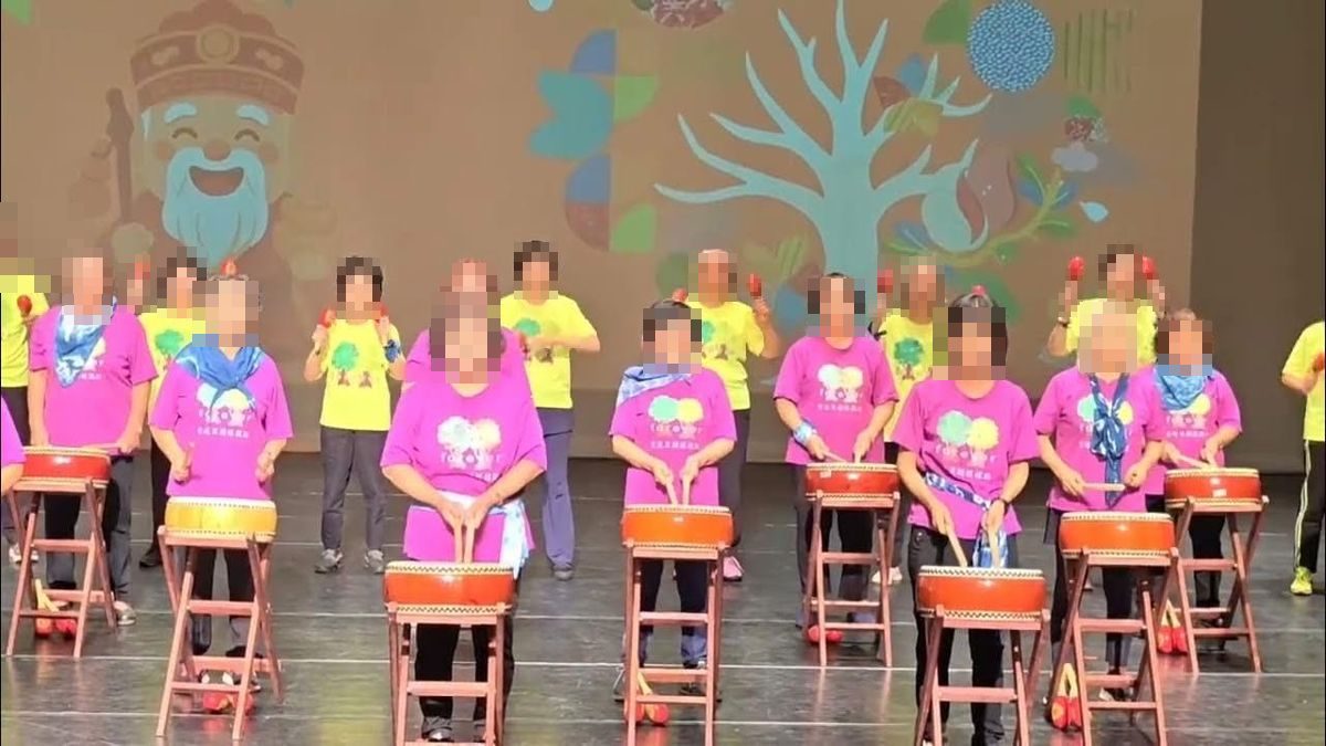 伯公計畫成果發表：長輩太鼓表演